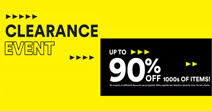 Michael s Clearance Event Save 90 Off 100 s of Items Including