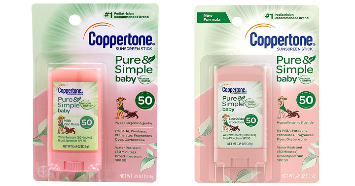 coppertone baby pure and simple