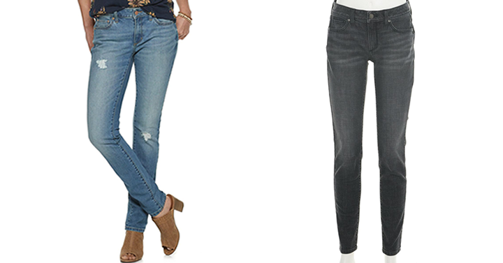 sonoma supersoft stretch skinny jeans