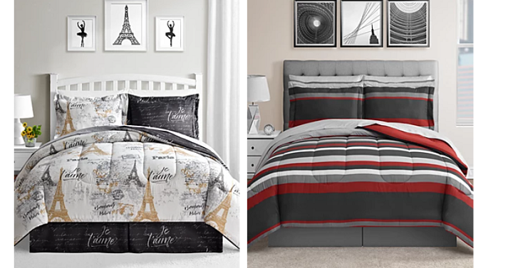 Fairfield Square Collection 8 Piece Reversible Comforter Sets Only 29 99 Shipped Reg 100 All Sizes Available Black Friday Deal Freebies2deals