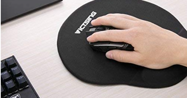 Victsing Ergonomic Mouse Pad With Gel Wrist Rest Only 599 Reg 17 Awesome Reviews 0699