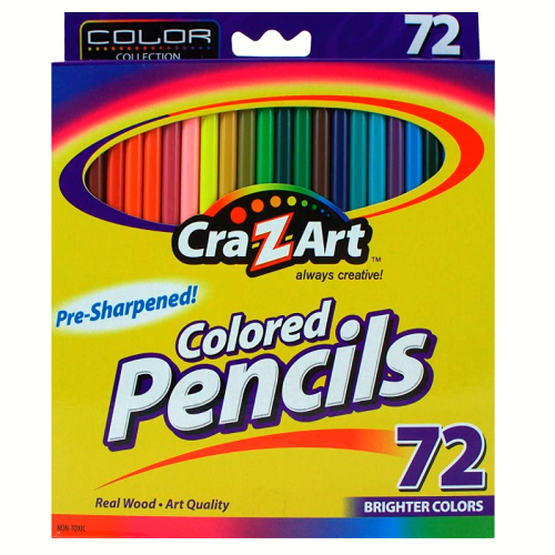 Cra-Z-Art Colored Pencils, 72 count