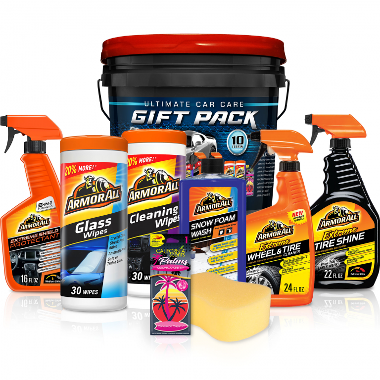 Armor All Complete Car Care Gift Pack Bucket, 10 Piece Kit Only $19.88 ...