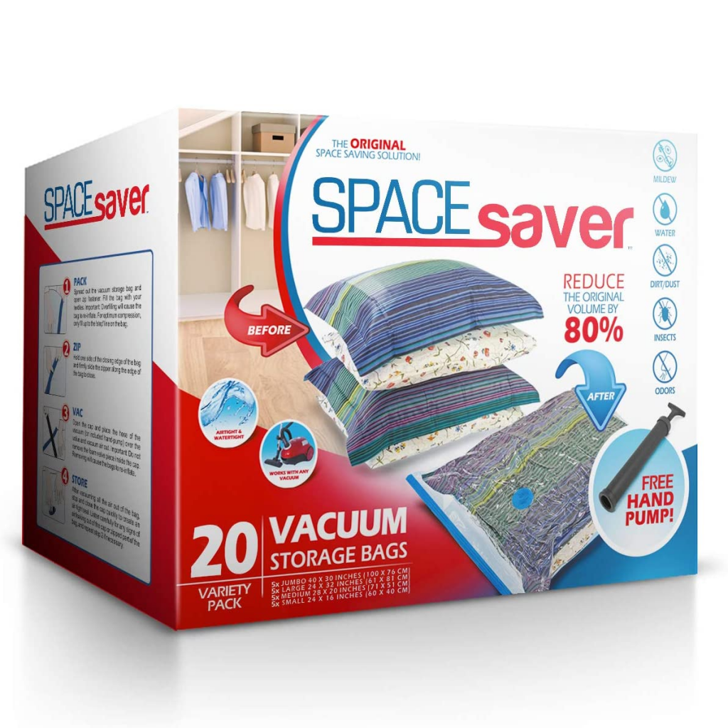 Spacesaver Premium Vacuum Storage Bags 20 Pack Only 22.16! Common