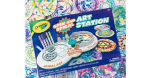 crayola spin and spiral art station