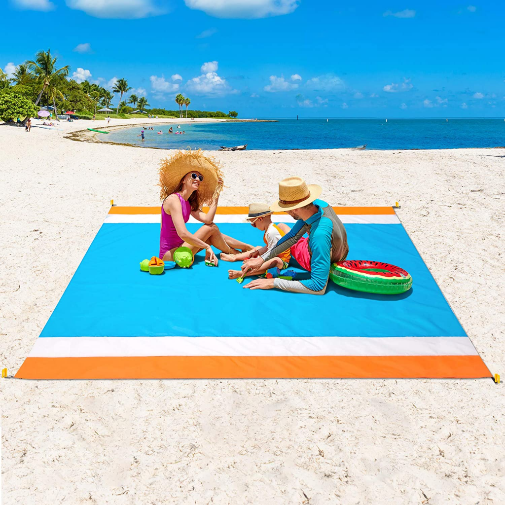 Prime Members Sandproof Beach Blanket Only 9.99 Shipped! (Great for