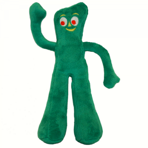 gumby plush dog toy