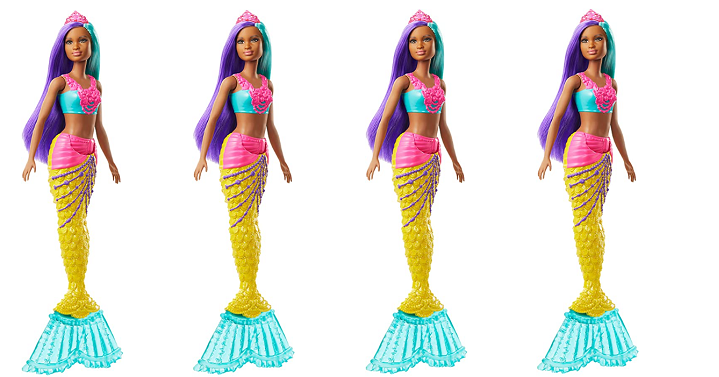 Barbie Dreamtopia Mermaid Doll with Purple and Blue Hair - wide 10