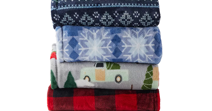 Kohl's The Big One Oversized Supersoft Plush Throw - Just $6.99! New  coupons! Earn Kohl's Cash! - Freebies2Deals