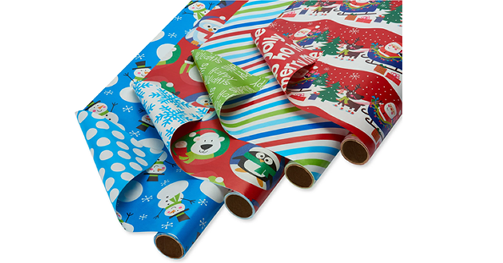 American Greetings Reversible Christmas Wrapping Paper - 4 Pack - Just  $10.00! Holiday Clearance! - Freebies2Deals