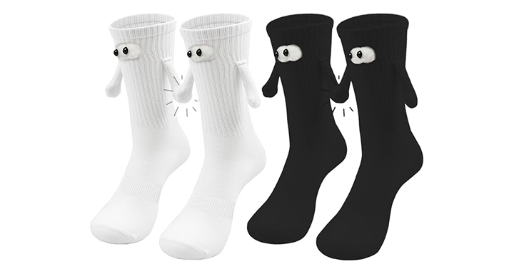 2 Pair Holding Hands Socks - Think Valentine's Gift - Just $9.99 ...